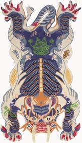 Tappeto in lana fatto a mano Dragon