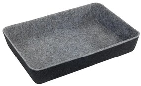 WENKO 64502100 - Organizzatore per cassetto FELT 28,5x20 cm grigio