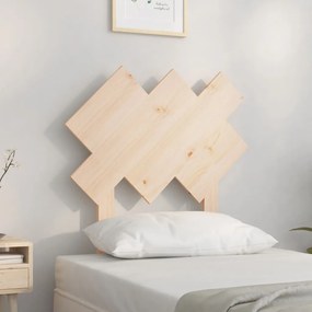 Testiera Per Letto 72,5x3x81 Cm İn Legno Massello Di Pino /