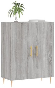 Credenza grigio sonoma 69,5x34x90 cm in legno multistrato