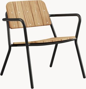 Sedia con braccioli da giardino in legno di teak Kirra