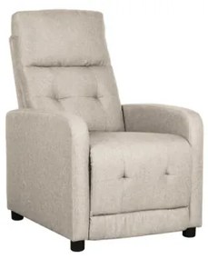 Poltrona Recliner Rey Tessuto Beige 36