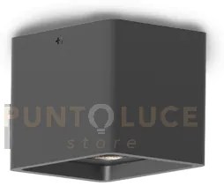 Poker-n lampada a soffitto nero opaco attacco gu10