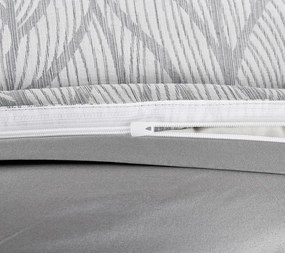 Biancheria da letto singola jacquard grigia 140x200 cm Florida - My House