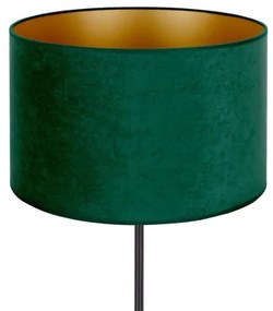 Duolla - Lampada da tavolo ROLLER 1xE14/15W/230V diametro 20 cm verde scuro/oro