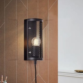 Brilliant - Applique MAZE 1xE27/40W/230V nero