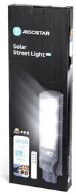 Aigostar - Lampada stradale solare LED con sensore LED/200W/3,2V IP65 6500K + +TC