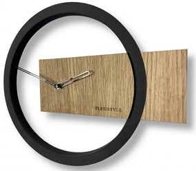 Bellissimo orologio elegante in legno