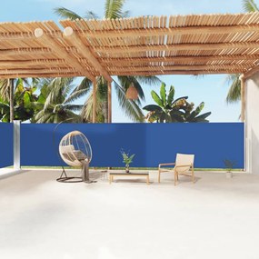 Tenda Da Sole Laterale Retrattile Blu 160x1200 Cm /