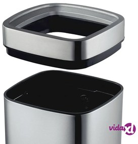 EKO Pattumiera Aperta Laguna 35 L Argento Opaco