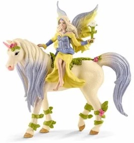 Personaggi d'Azione Schleich  Fairy will be with the Flower Unicorn Moderno
