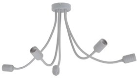 Plafoniera pop Fless Ø 110 cm bianco IP20, 5XE27