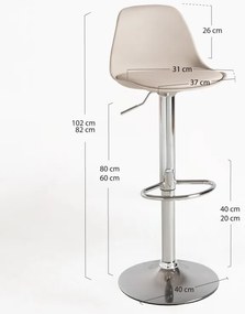 Sgabello Tulipa - Beige