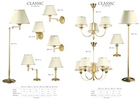 Jupiter 208 - CL K L - Applique CLASSIC 1xE27/60W/230V