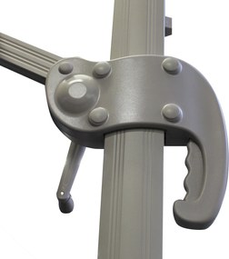 BACTRUS - ombrellone da giardino decentrato 3 x 4 m