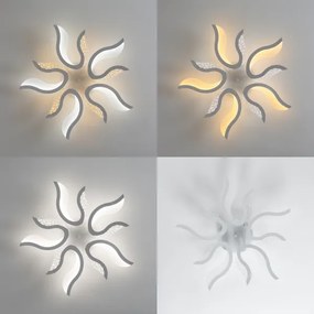 Brilagi - Lampadario a plafone LED dimmerabile TWIST LED/65W/230V 3000-6500K bianco + +TC