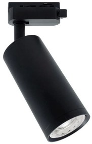 Faretto MICA per sistema a binario 1xGU10/25W/230V Monofase nero