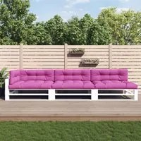 Cuscini per Pallet 7 pz Rosa in Tessutocod mxl 76879