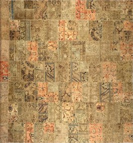 Patchwork Tappeto persiano 420 x 420 (Iran)