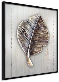 Poster  Metal Leaf  Cornice Quadri Cornice nera, Larghezza x Altezza Home decor 20x20