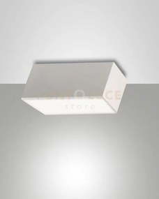 Lucas applique bianco parete/soffitto a led 12w 3000k 1040lm dimmer...