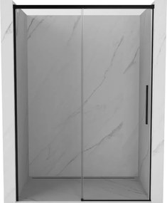Mexen Rox porte doccia scorrevoli 145 cm, trasparenti, nere - 8C2-145-000-70-00