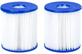 Set di 2 Filtri Agua Tipo i Bestway 8x9 cm per Pompa Filtro a Cartuccia da 1,249 litri/ora