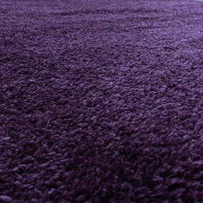 Tappeto viola scuro 200x290 cm Fluffy - Ayyildiz Carpets