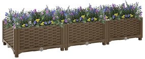 Fioriera Rialzata 120x40x23 Cm İn Polipropilene /
