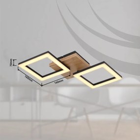 Globo 67280-18 - Lampadario LED a plafone KERRY LED/18W/230V