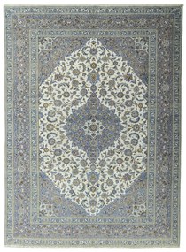 Kashan Tappeto 310 x 420 Beige (Iran) Annodato A Mano
