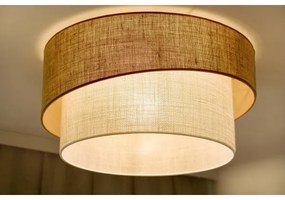 Brilagi - Plafoniera SHINE 1xE27/15W/230V diametro 50 cm beige/color crema