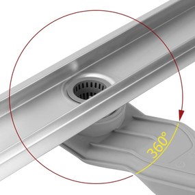 Scarico lineare REA Neox Superflow BRUSH NICKEL 70