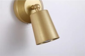 Searchlight 23340GO - Applique da parete LED ricaricabile e dimmerabile CONE LED/1,5W/5V, dorata