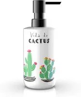 Dispenser Sapone da Appoggio Bianco in Ceramica Mod. Cactus