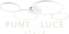 Plafoniera led fredy bianco 60w 8000lm cct 3000k 4000k 6500k 95x61x...