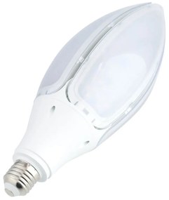 Lampada LED 50W 125lm/W E27 + Adattatore E40 Colore Bianco Freddo 5.500 K