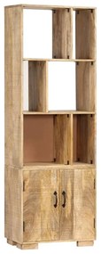 Libreria 60x35x180 Cm İn Legno Massello Di Mango /