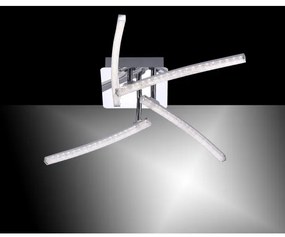 Leuchten Direkt 11291-17 - Lampadario LED da superficie SIMON 4xLED/3W/230V cromo luminoso