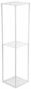 Portafiori 100x24 cm bianco