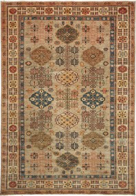Kazak Tappeto orientale 210x290 Beige (Pakistan) Annodato A Mano