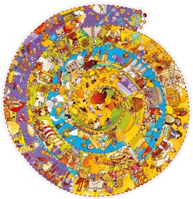 Puzzle di osservazione con poster - Storia - 350 pezzi