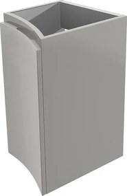 Estensione per mobile da bagno Vague 1 cassetto 1 anta grigio L 34 x H 55 x P 48 cm