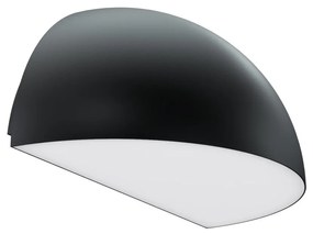 Applique Curva Monodirezionale con base E27, IP54 Nera - Serie BRINA Base E27