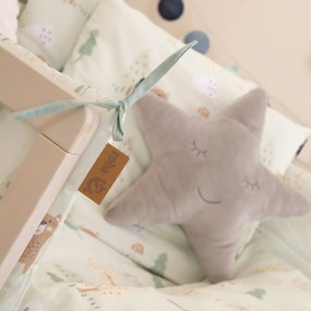 Paracolpi verde chiaro in cotone 170 cm Woodland Buddies – Roba