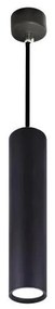Lampadario a sospensione con filo KARADON 1xGU10/30W/230V 40 cm nero