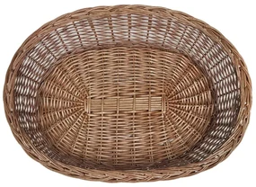 Cesto per cani/lettino in vimini naturale 90 cm