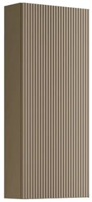 Pensile bagno Opera laccato opaco nocciola, 1 anta apertura da sinistra P 17 x L 30 x H 80 cm