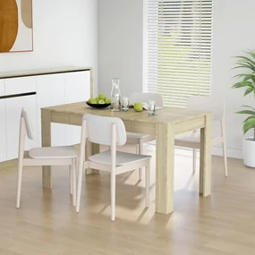 Tavolo Da Pranzo Rovere Sonoma 140x74,5x76 Cm Legno Multistrato /