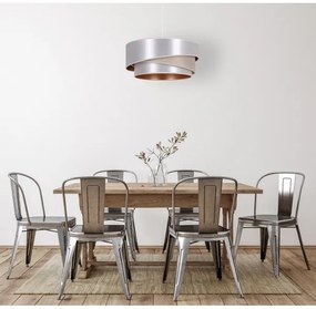 Duolla - Lampadario a sospensione con filo KOBO 1xE27/15W/230V diametro 45 cm argento/oro